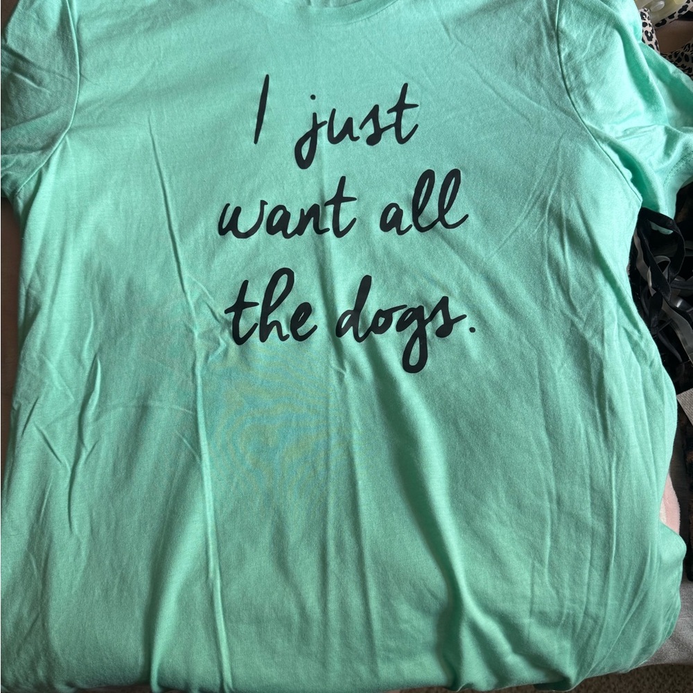 Bella Canvas Green Dog Lover Tee